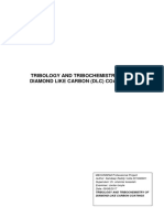 Tribology and Tribochemistry of Diamond Like Carbon (DLC) Coatings