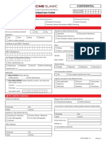 Confidential General Customer Information Form: Products Interested in