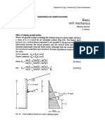 Formulas de Rankine para Terreno Inclinado PDF