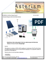 4Kwp On-Grid Solar Proposal for House in Ganganagar