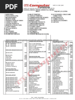 Price List