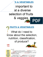 It Is Important To Eat A Diverse Selection of Fruits & Veggies