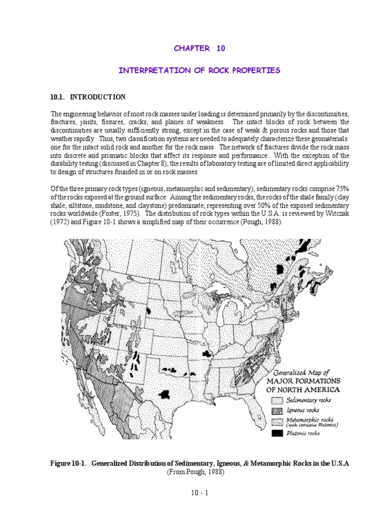 Rock Properties and Classification Systems | PDF | Young's Modulus ...