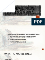 Manajemen Pemasaran 1