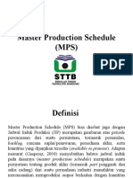 Master Production Schedule (MPS)