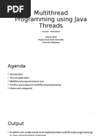 Multithread Programming Using Java Threads