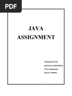 Java Assignment 1