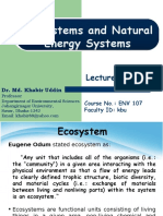 Ecosystems and Natural Energy Systems