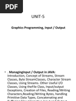 JAVA UNIT 5 Graphics PDF