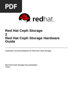 Red Hat Ceph Storage 2 Red Hat Ceph Storage Hardware Guide