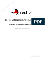 Red Hat Enterprise Linux Atomic Host 7: Getting Started With Kubernetes