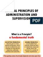 General Principles of Administration and Supervision PDF