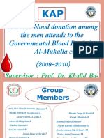 عرض تقديميblood donation 