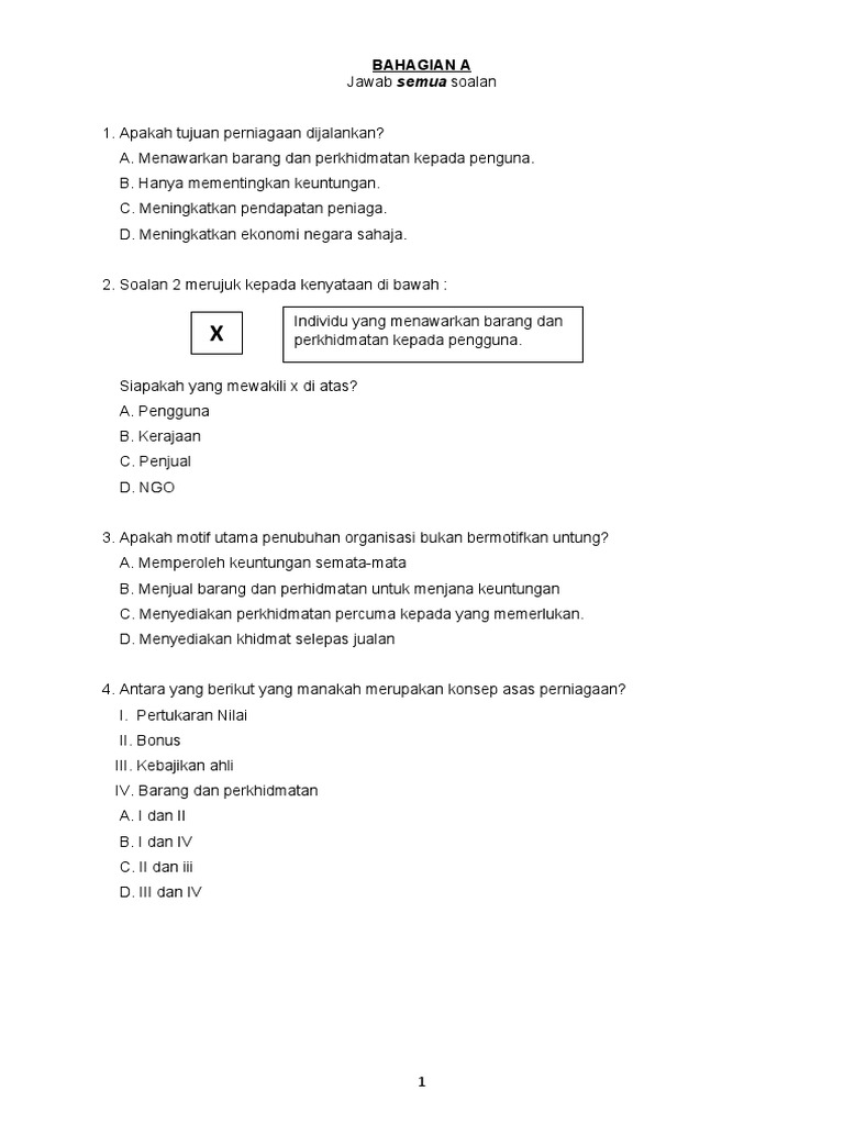 Bahagian A Pdf