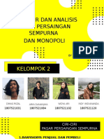 Struktur Dan Analisis Pasar Persaingan Sempurna Dan Monopoli