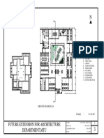 Future Extension For Architecture Department, Mtu: Ground Floor Plan