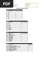 Answer Sheet B2 First TRAINER 4