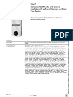 WMF Monoblock Wall Mounted Unit Data Sheet