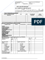 Declaratie PT Completarea Registrului Agricol 305