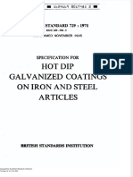 BS 729 1971 Hot Ip Galvanized Coatings On Iron and Steel Articlespdf