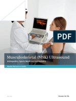 Musculoskeletal (MSK) Ultrasound: Orthopedics, Sports Medicine and Podiatry