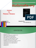 Cse Polymer Memory