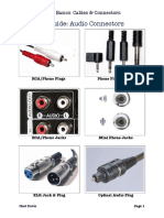 ID Guide: Audio Connectors: Tech Basics: Cables & Connectors