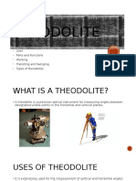 Theodolite: Uses Parts and Functions Working Transiting and Swinging Types of Theodolites