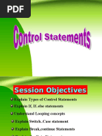 Control Statements