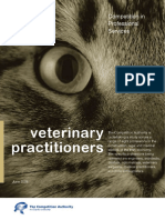 Veterinary Practitioners: Competition in Professional Services
