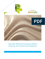 Ultimate Plywood Having Excellent Physical & Mechanical Properties