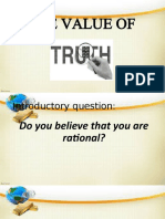 F. THE VALUE OF TRUTH.pptx