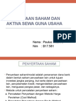 Penyertaan Saham Dan Aktiva Sewa Guna Usaha