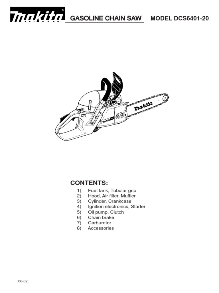 Makita DCS6401 PDF PDF Screw Vehicle Technology