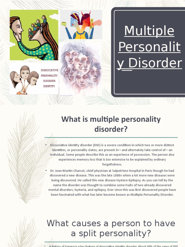 Understanding Dissociative Identity Disorder | PDF | Psychological ...