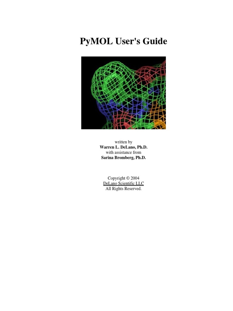 PyMol Manual | PDF | Graphical User Interfaces | Command Line Interface