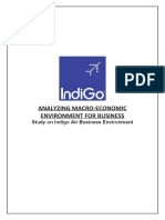 Study on Indigo Air Business Environment