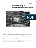 Gasto Excessivo Com Aluguel Pressiona Déficit Habitacional No Brasil