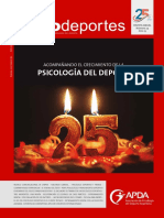Revista Psicodeportes 25 años acompañando crecimiento psicología deporte
