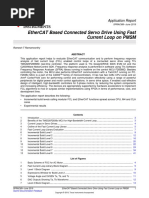 Ethercat Based Connected Servo Drive Using Fast Current Loop On PMSM