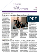 Witness, Mercy, Life Together: Restructuring at The International Center