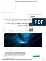 Tutorial_ como desinstalar a chave do Windows 10 e usar a key em outro PC - TecMundo