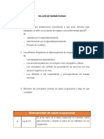 Normatividad de salud ocupacional y riesgos laborales