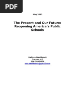 The Present and Our Future: Reopening America's Public Schools