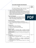 5.4. Elements of Logistics and Supply Chain Management:: Units Title No. of Lectures Background 15