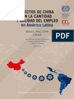 Efectos de China en La Cantidad y Calidad Del Empleo en America Latina