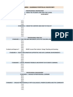 Learning Portfolio Inventory