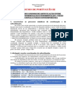 RESUMO DE PORTUGUÊS III Atualizado PDF