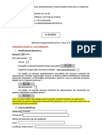 Formular Plangeri RGPD