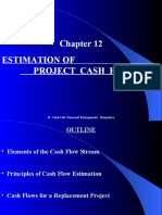 Estimation of Project Cash Flows: Centre For Financial Management, Bangalore